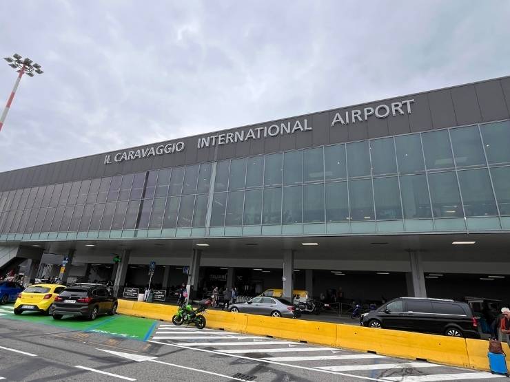 Esterno dell'aeroporto di Orio al Serio