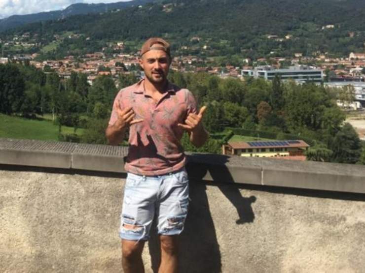 Andrea Russo in una foto dai social