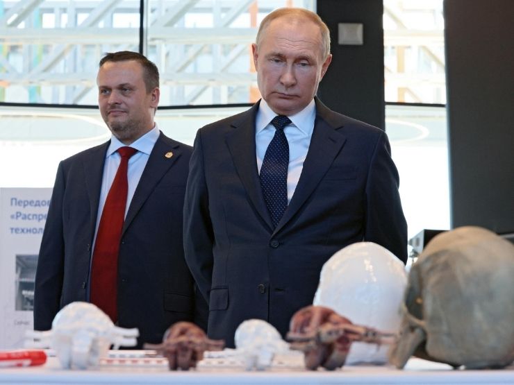 Andrei Nikitin e Vladimir Putin