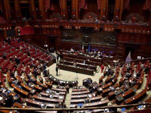 Aula di Montecitorio dall'alto