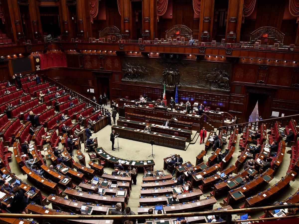 Aula di Montecitorio dall'alto