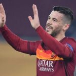 Carles Perez con la maglia della Roma
