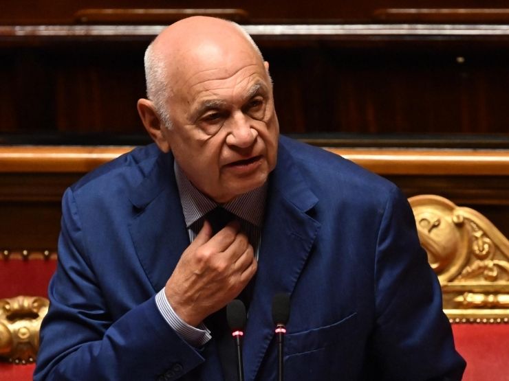 Il ministro della Giustizia Carlo Nordio in Parlamento