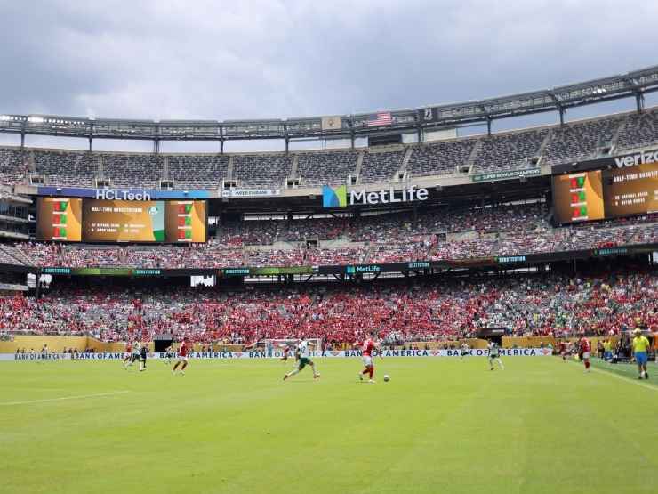 Il Metlife Stadium di New York che ospiterà alcune gare della Coppa del Mondo Fifa 2026