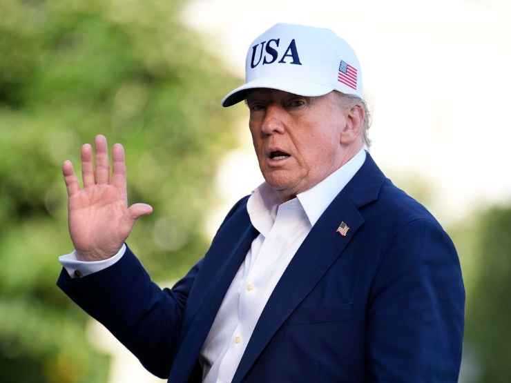Il presidente degli Usa Donald Trump