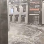 La metropolitana di New York allagata a causa dei nubifragi