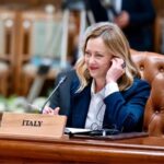 La premier italiana Giorgia Meloni