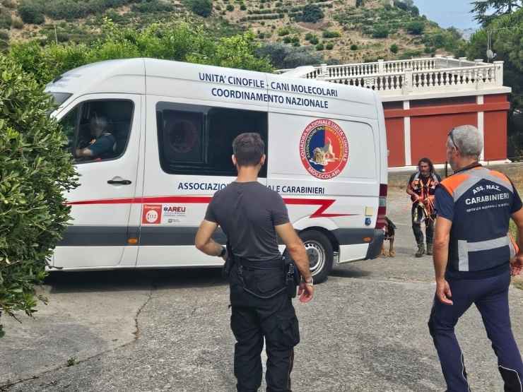 Le ricerche del piccolo Allen a Ventimiglia con i cani molecolari, il bimbo poi ritrovato