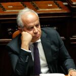 Il ministro dell'Interno Matteo Piantedosi in Parlamento