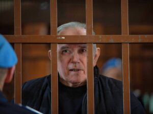 Paolo Bellini in Aula durante il processo a sui carico