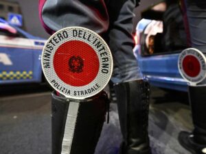 Paletta polizia stradale
