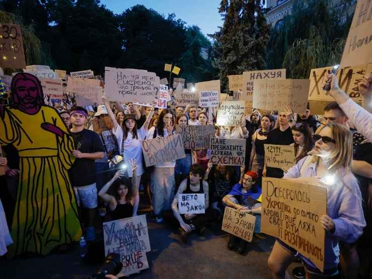 Proteste contro il governo in Ucraina