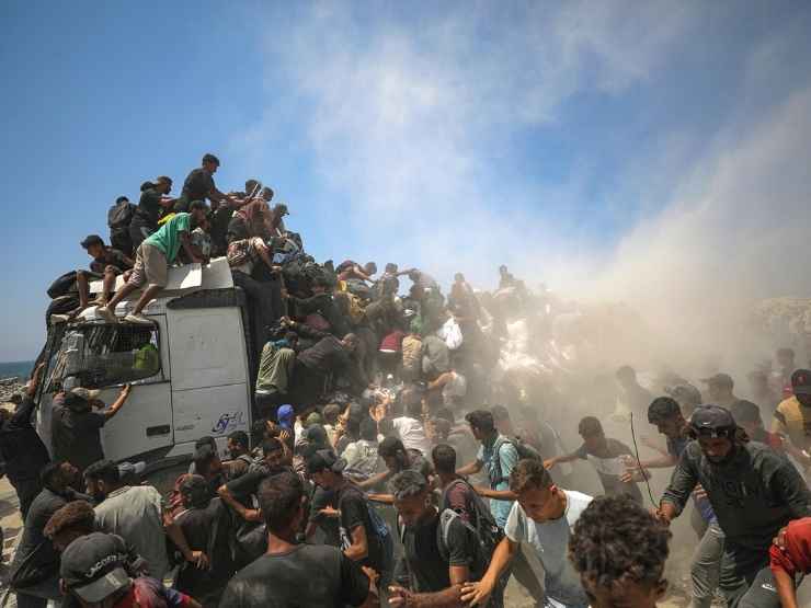 Ressa per gli aiuti alimentari nella Striscia di Gaza