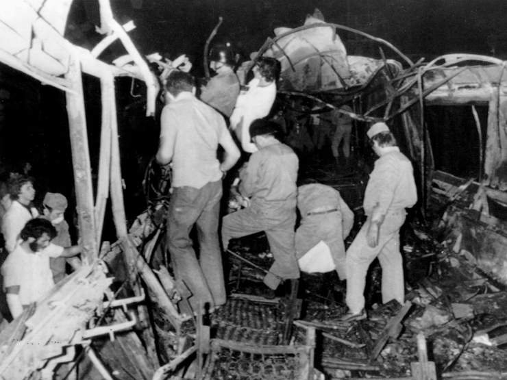 Foto storica della Strage di Bologna