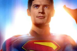 locandina per l'uscita del nuovo superman