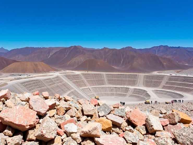 Un giacimento minerali preziosi e terre rare