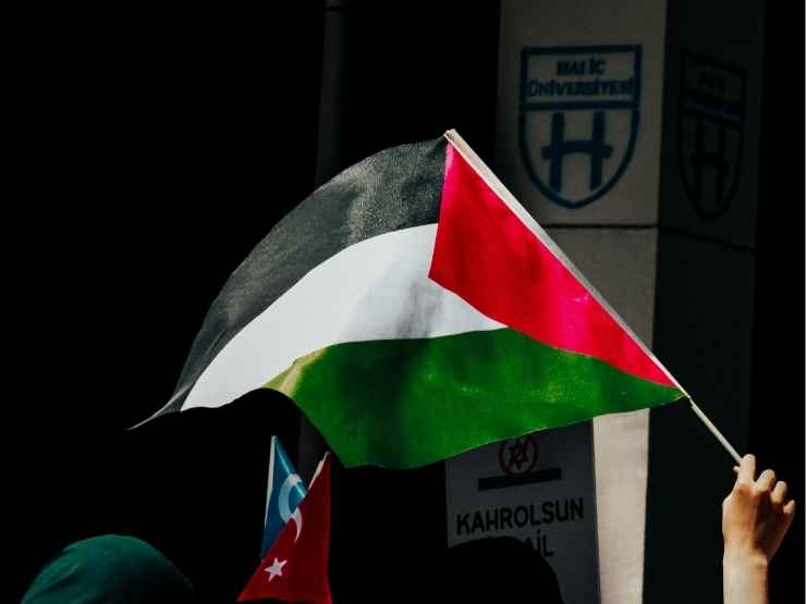 Una bandiera della Palestina