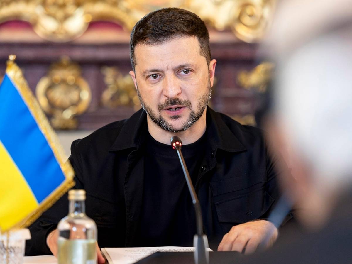 Il presidente ucraino Volodymyr Zelensky a Roma
