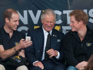 William, Carlo III, Harry quando i principi erano adolescenti