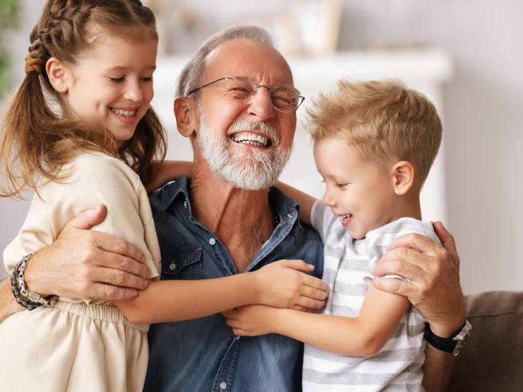 nonno e nipoti
