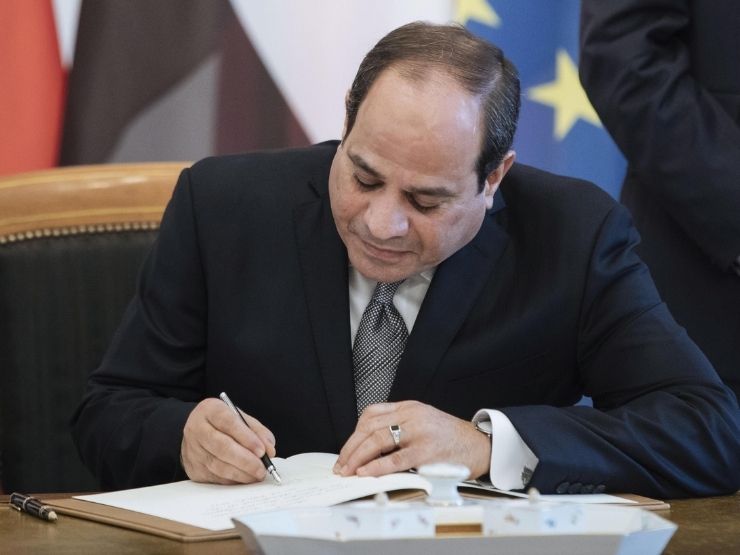 Il presidente egiziano Abdel Fattah Al Sisi 