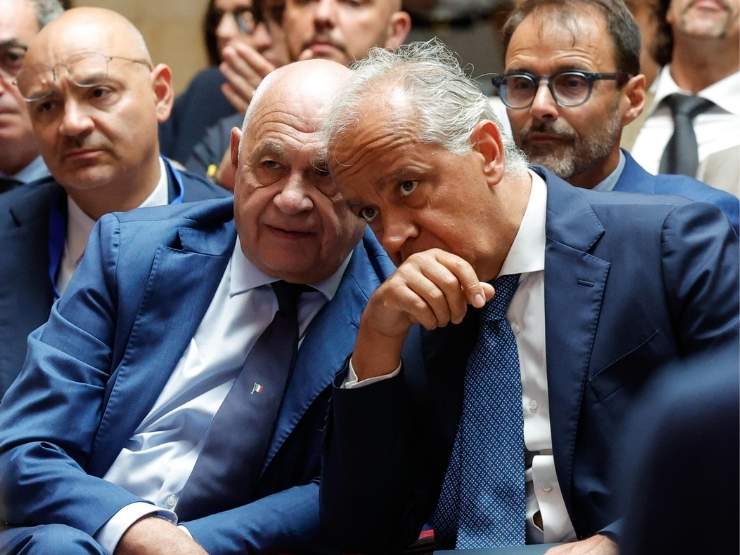 I ministri della Giustizia e dell'Interno, Carlo Nordio e Matteo Piantedosi