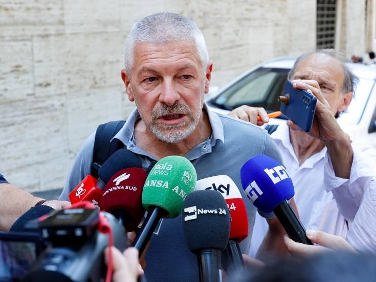 Ferdinando Uliano, segretario generale Fim Cisl prima del tavolo al Mimit sull'ex Ilva