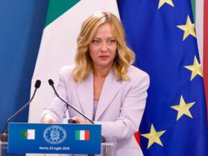 La premier Giorgia Meloni