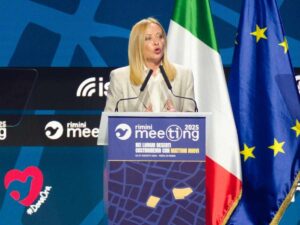 Giorgia Meloni al Meeting di Rimini