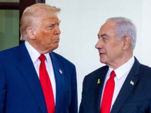 Il presidente degli Stati Uniti Donald Trump ed il premier di Israele Benjamin Netnyahu