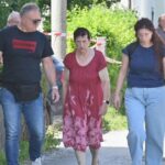 Lorena Venier il giorno dell'arresto per l'omicidio di suo figlio Alessandro