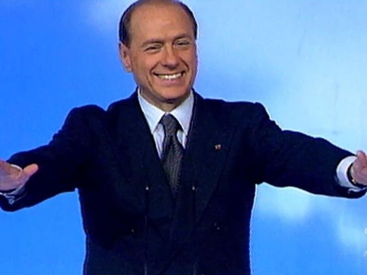 Silvio Berlusconi da giovane
