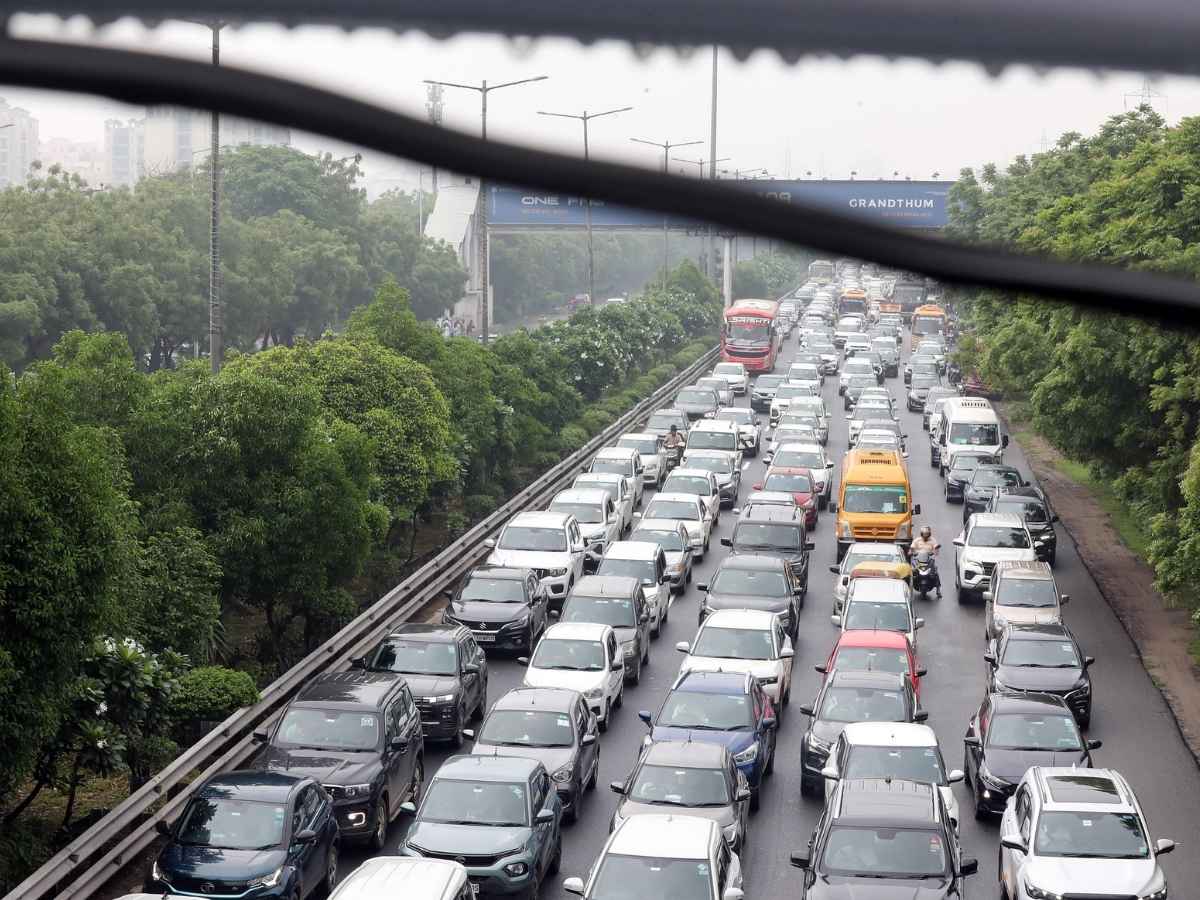 Autostrada trafficata per il ritorno dalle vacanze