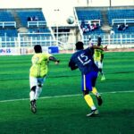 Una partita di calcio giovanile in Nigeria
