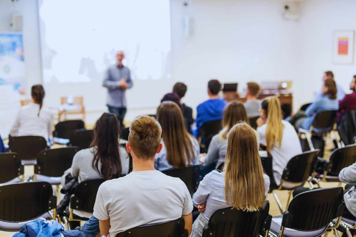 universitari a lezione