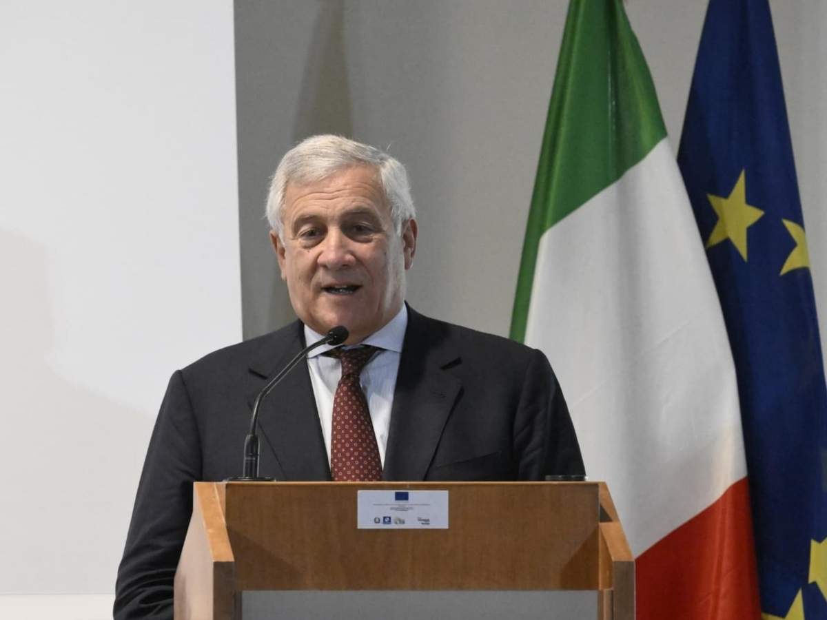 Il ministro degli Esteri Antonio Tajani