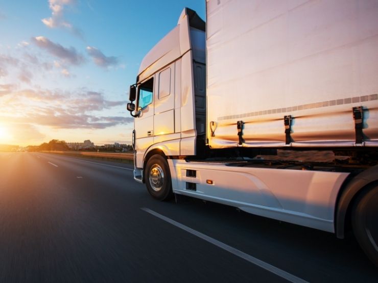 Camion in autostrada