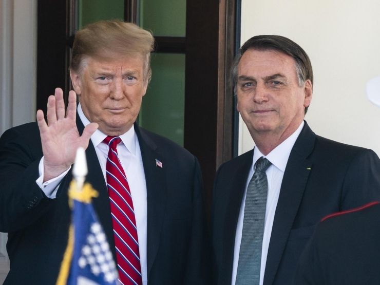 Donald Trump e Jair Bolsonaro in una foto di archivio