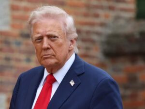 Il presidente Usa Donald Trump in visita alla Royal Family