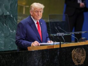 Donald Trump al Palazzo di Vetro all'Onu