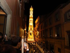 Festa d Santa Rosa, Torre accesa