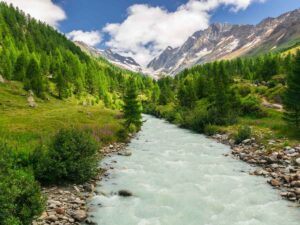 Fiume in estate