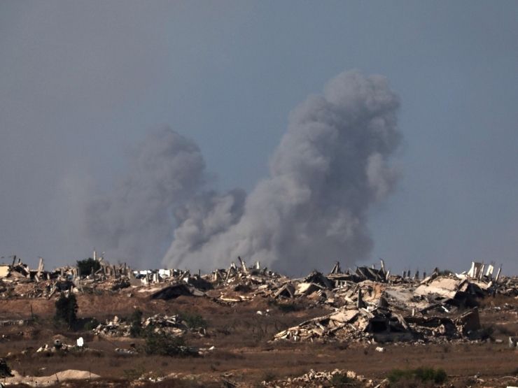 Attacco dell'Idf a Gaza City