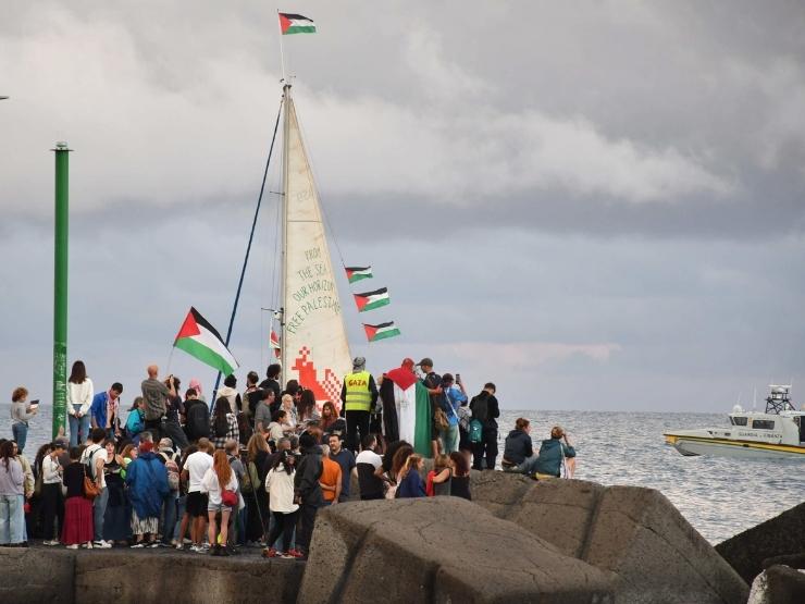 Global Sumud Flotilla con gli attivisti