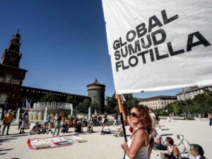 Global Sumund Flotilla, una volontaria a Barcellona