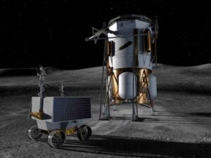 Il lander ed il rover che realizzerà Blue Origin per la Nasa