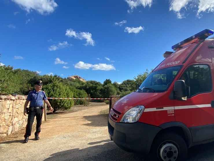 Il luogo dell'omicidio di Cinzia Pinna