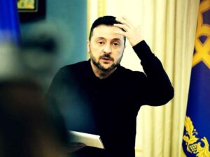 Il presidente ucraino Volodomyr Zelensky