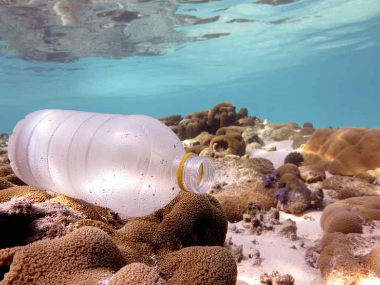 Inquinamento delle acque con plastica