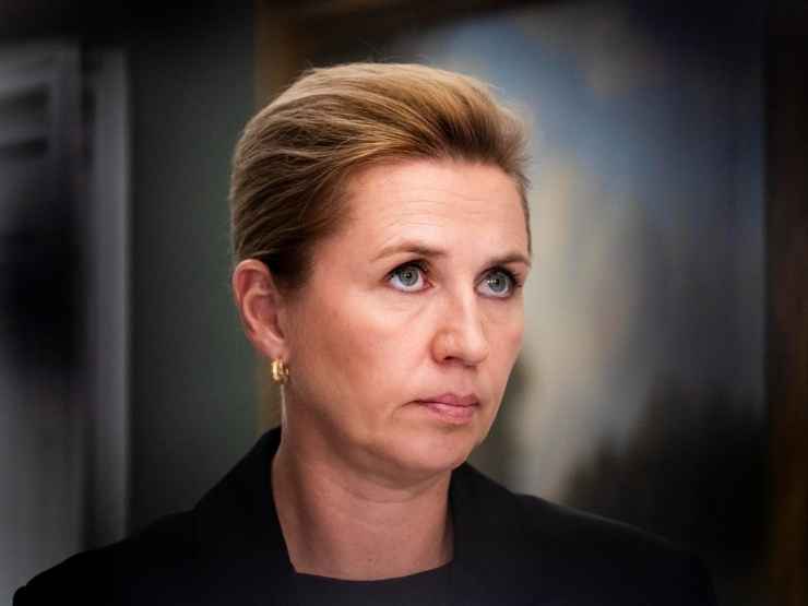 La premier danese Mette Frederiksen